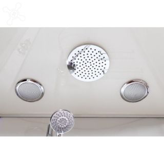 Душевая кабина Deto А102 R LED с кнопкой и гидромассажем 120х80х220 см